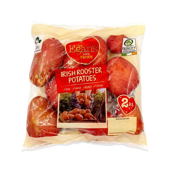 Irish Rooster Potatoes 2kg Egans Aldiie 7602